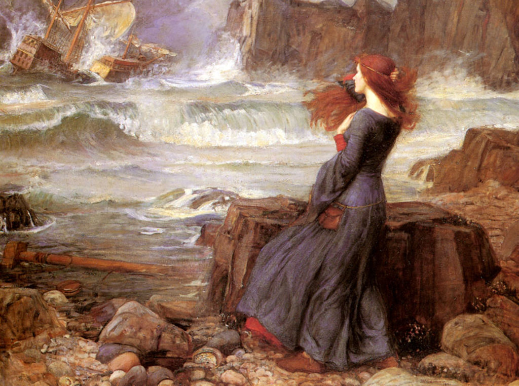 Miranda, John William Waterhouse, 1916